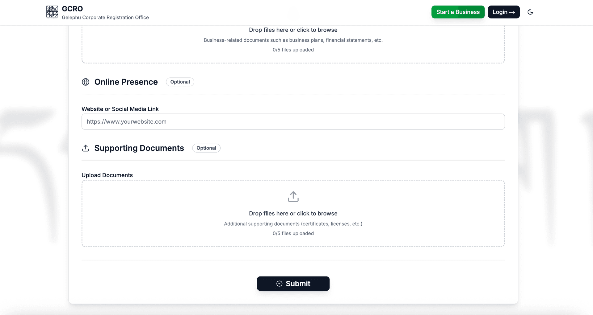 GCRO Expression of Interest Page
