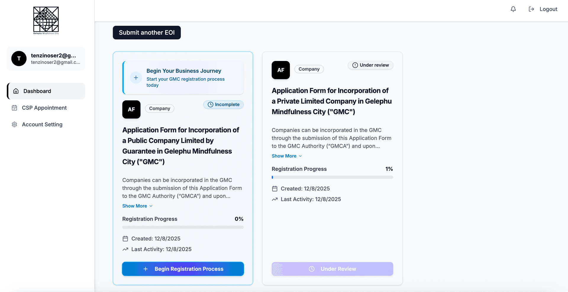 GCRO Expression of Interest Page